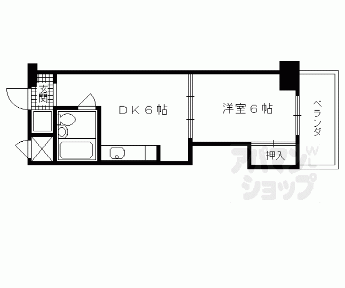 【コスモST河原町】間取