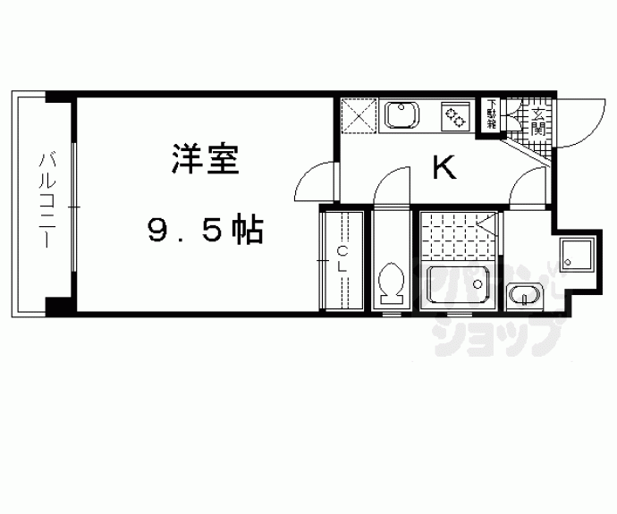 【エスリード西大路駅前】間取