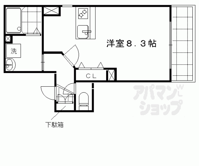 【プレサンス京都五条大橋レジェンド】間取