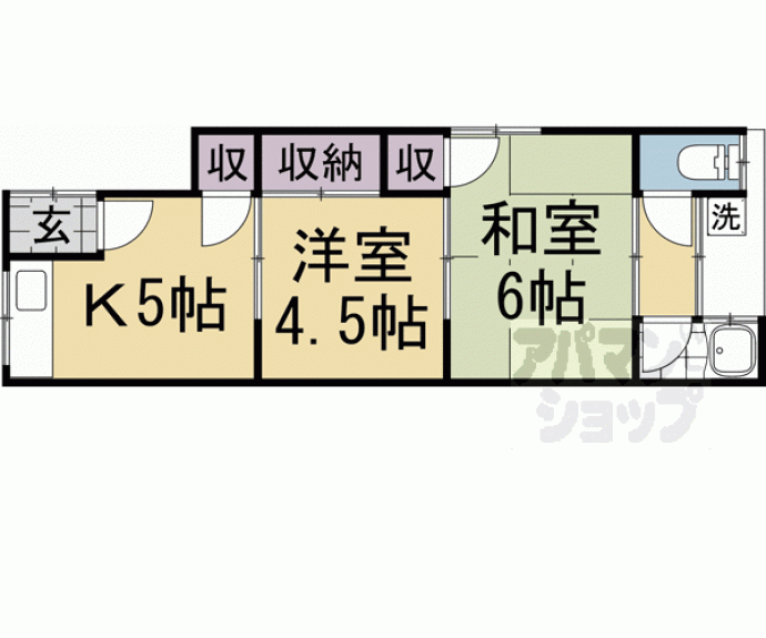 【向島善阿弥町貸家】間取