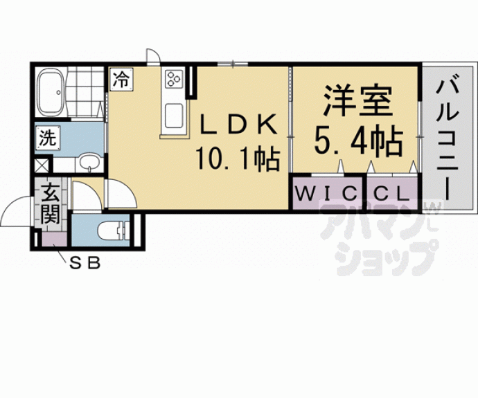 【ＲＩＯ西七条】間取