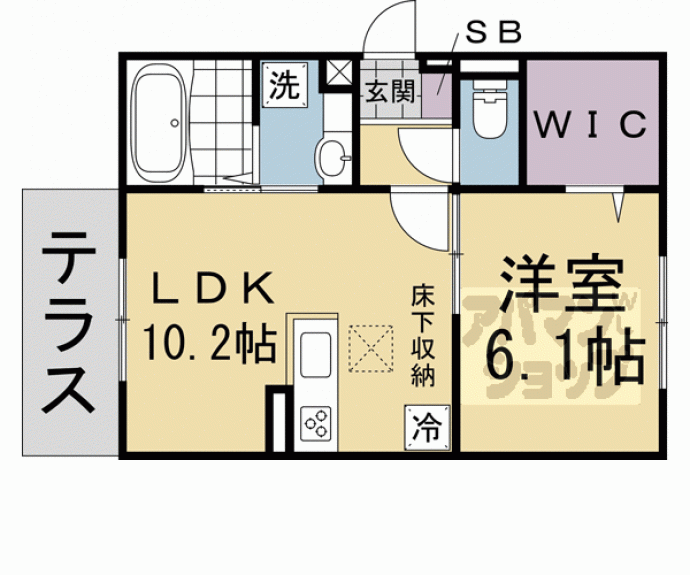 【RIO西七条】間取
