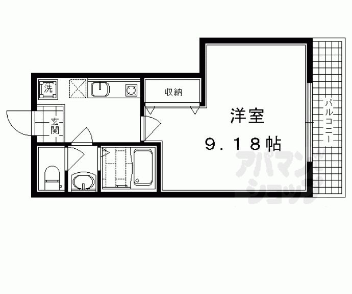 【プラティーク四条】間取
