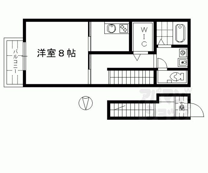 【Ｃｒｅａ　Ｃｏｕｒｔ】間取
