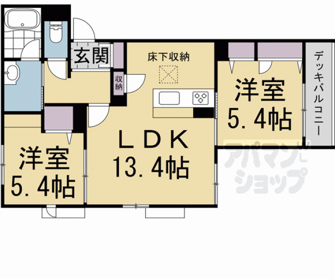 【シャーメゾン室町御所西】間取