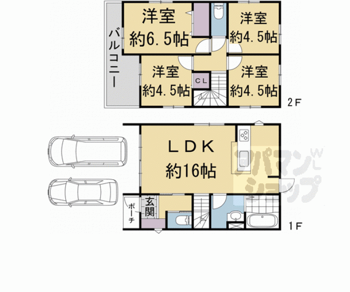 【上賀茂北ノ原町７－１５貸家】間取