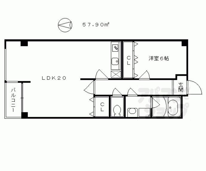 【烏丸アネックス】間取