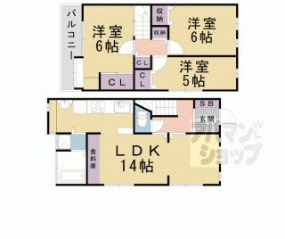 【小山中ノ川町貸家】