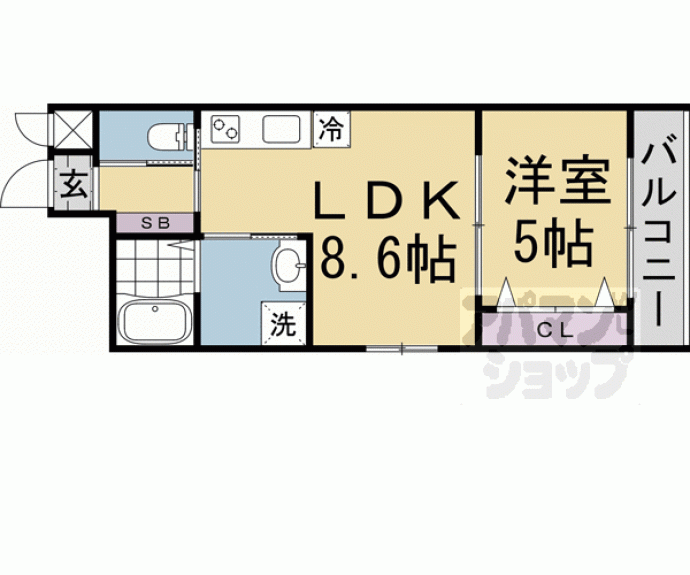 【ＬＥＩ梅小路】間取