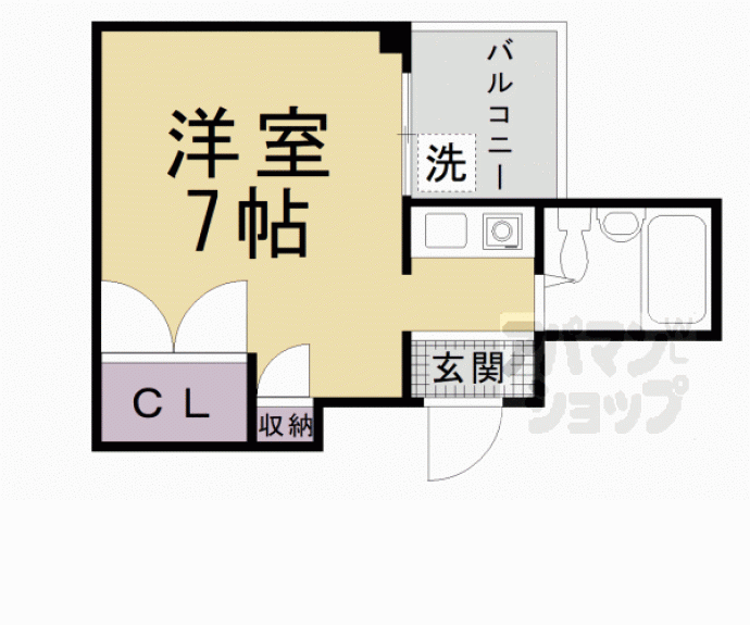 【エクセレントビル夷川】間取