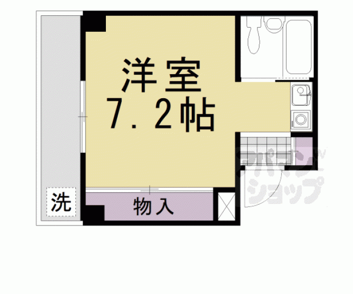 【エクセレントビル夷川】間取