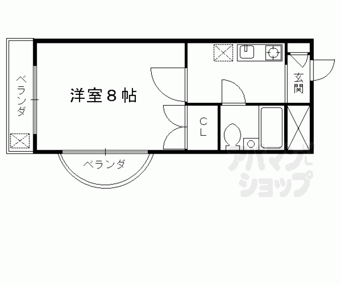 【エクセレント丸太町】間取
