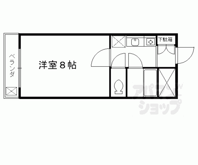 【エクセレント丸太町】間取