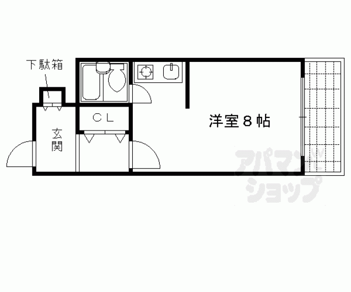 【エクセレント丸太町】間取