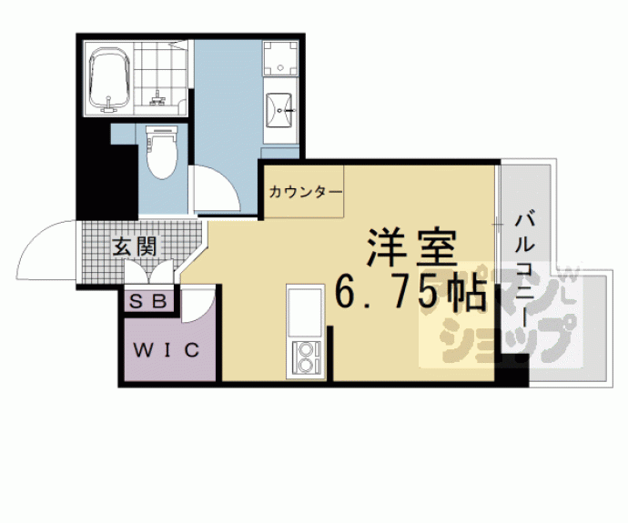 【ライオンズマンション四条大宮】間取