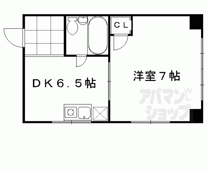 【フロンティア西森ビル】間取