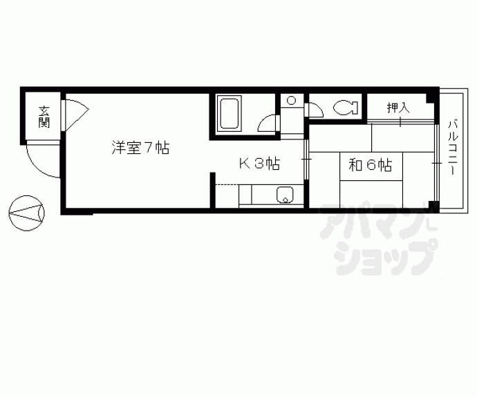【フローレ大宮】間取