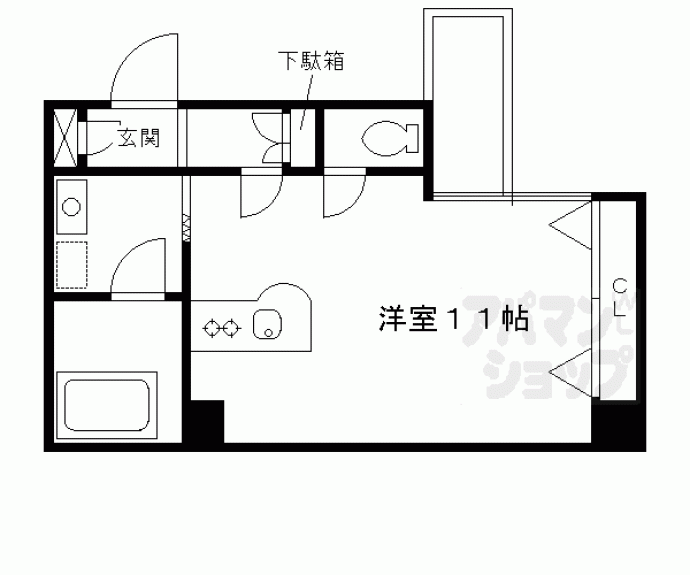 【五条セフィーマンション】間取