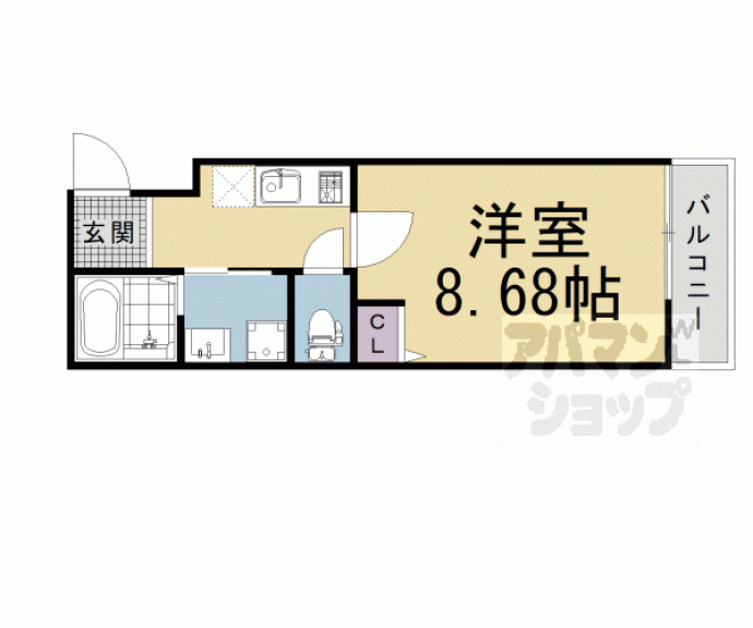 【ブライトハイム　Ｆ棟】間取