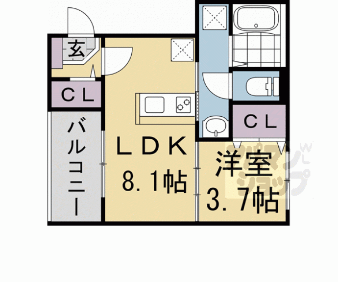 【ハーモニーテラス向島西堤町】間取