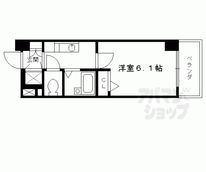 【なかよしマンション四条大宮】間取