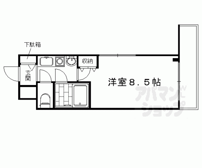 【アスカ聚楽】間取
