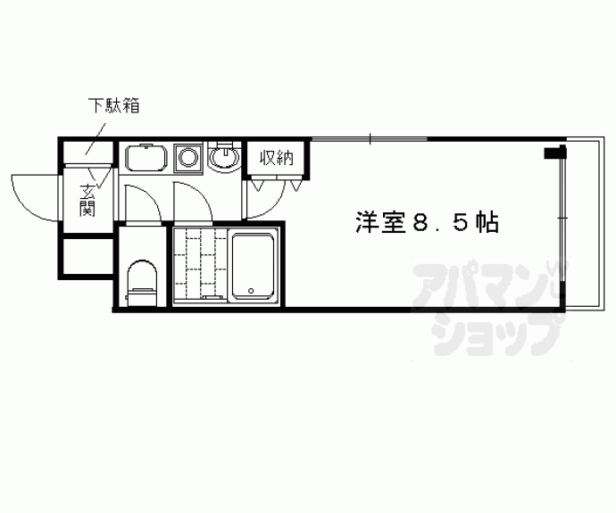 【アスカ聚楽】間取