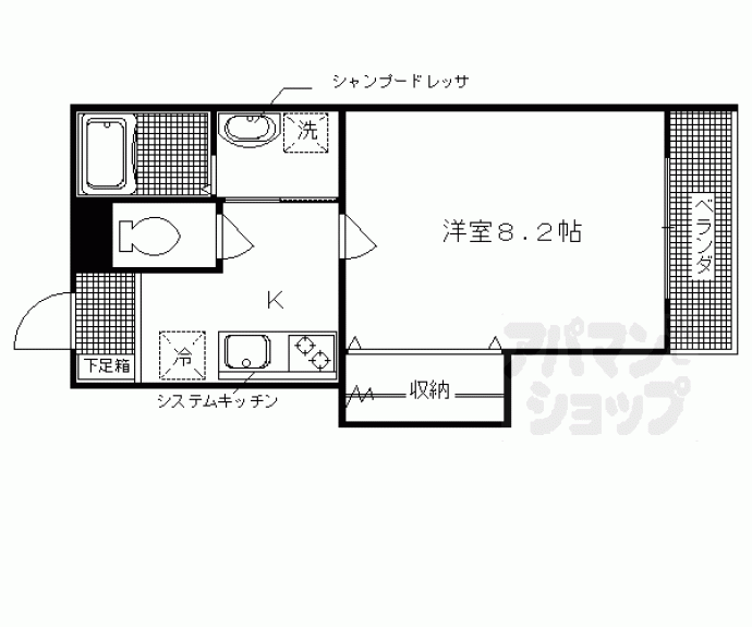 【アソルティ西院】間取