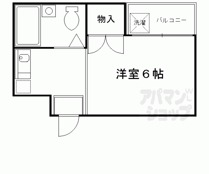 【第２北浅ハイツ】間取