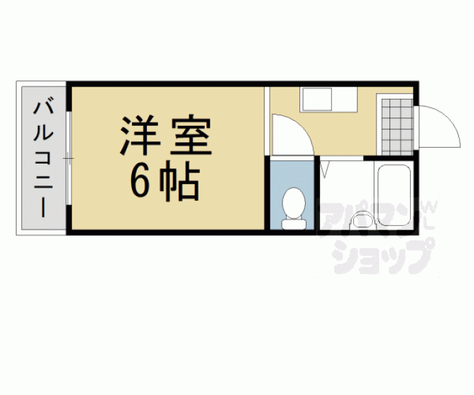 【第２北浅ハイツ】間取