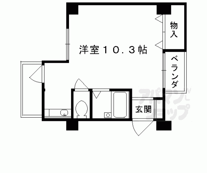 【ノアーズアーク京都五条】間取