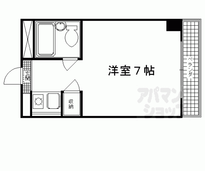 【ノアーズアーク京都五条】間取