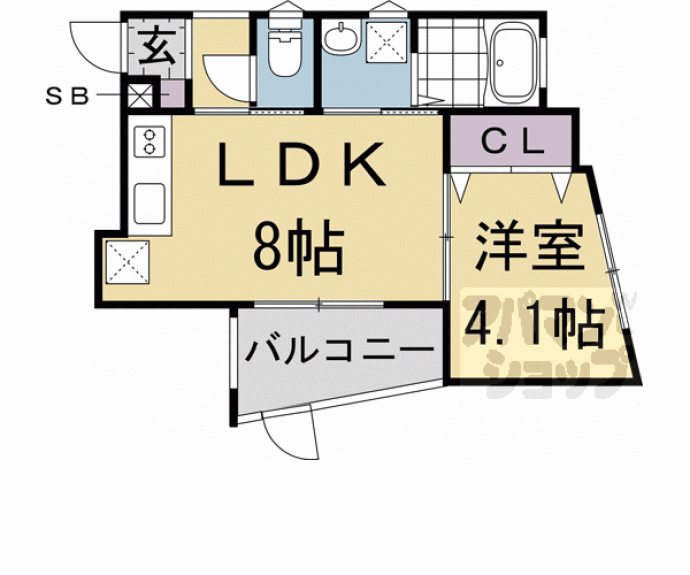 【プライベートレジデンス出町柳】間取