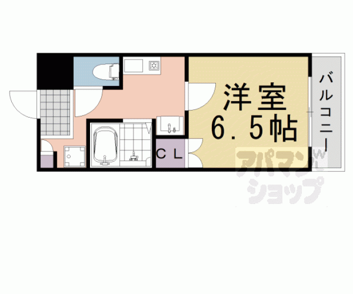 【ライオンズマンション京都河原町】間取