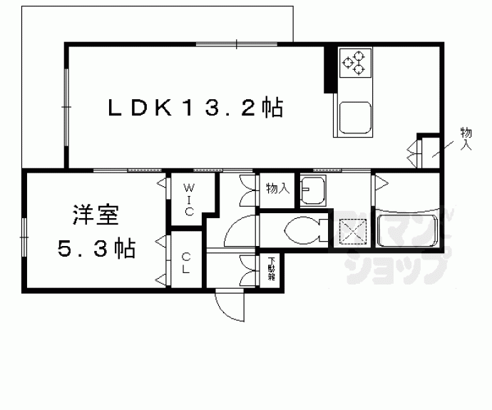 【ヘーベルメゾン ハナ。】間取