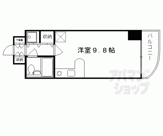 【デ・リード河原町】間取