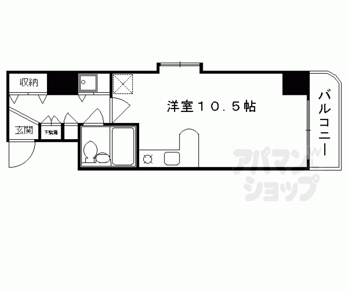 【デ・リード河原町】間取