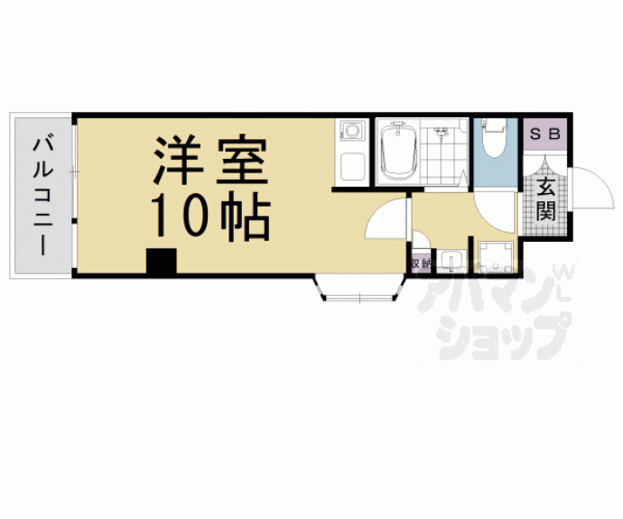 【デ・リード河原町】間取