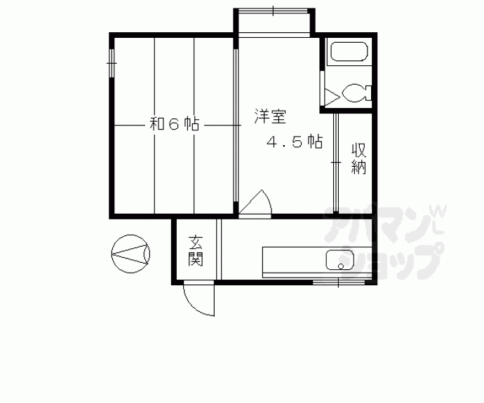 【パティス大宮】間取