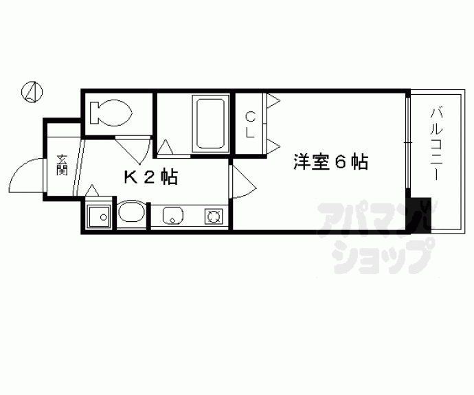 【プレサンス京都烏丸ＮＥＸＴ】間取