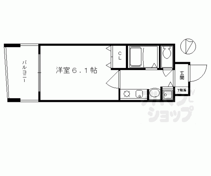 【プレサンス京都烏丸ＮＥＸＴ】間取