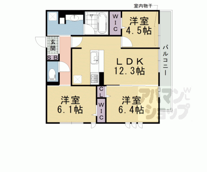 【エトワール大山崎】間取
