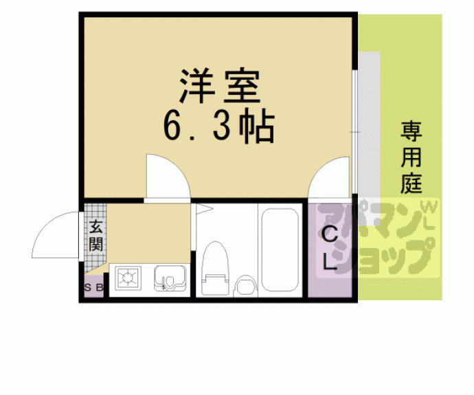 【エイブルパレス椥辻】間取