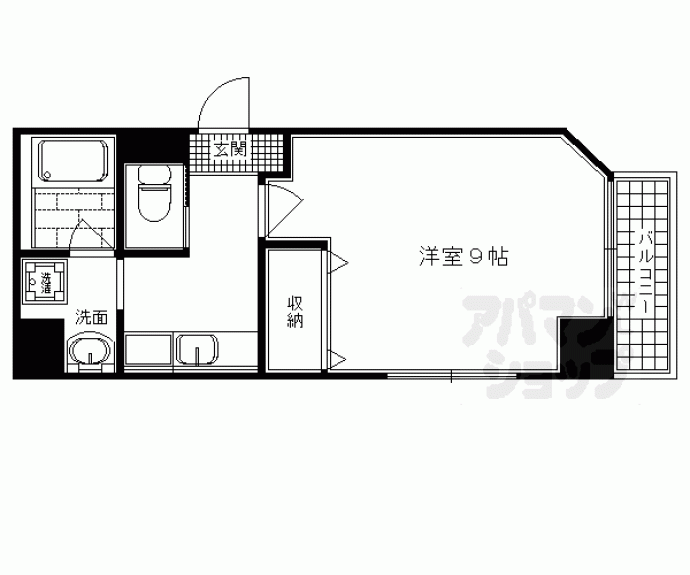 【クレイドル三条新町】間取