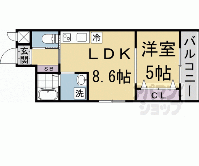 【ＬＥＩ梅小路】間取