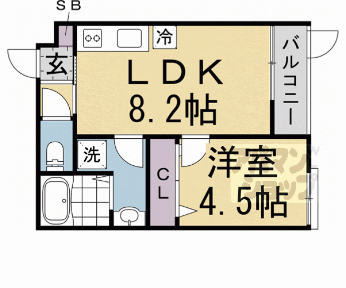 【プライベートレジデンス西院】間取