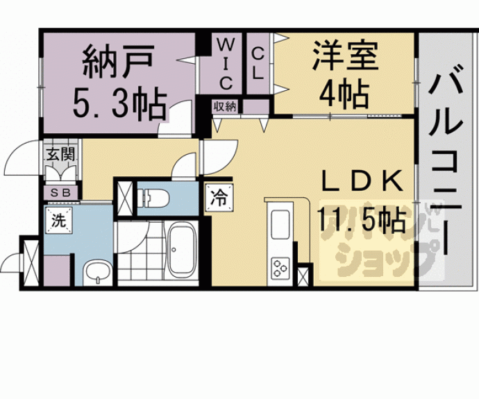 【シュピア・メゾン油小路】間取