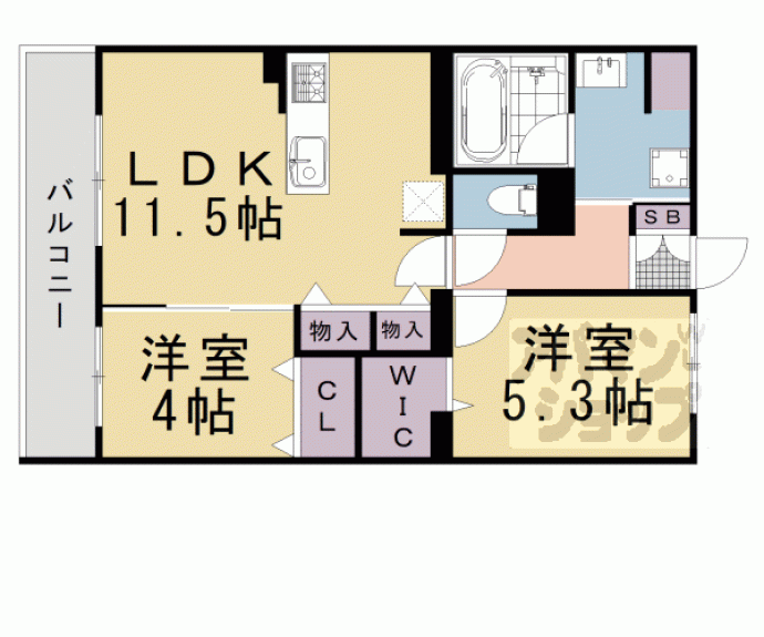 【シュピア・メゾン油小路】間取