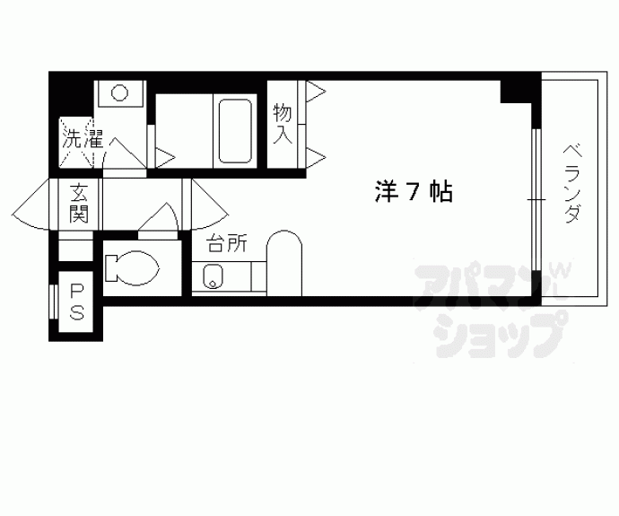 【ABLE創久五条大宮】間取