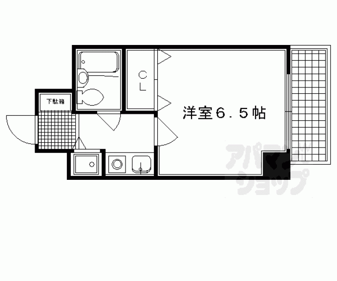 【ライオンズマンション四条烏丸】間取